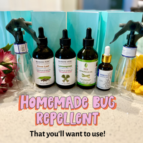 Homemade bug repellent