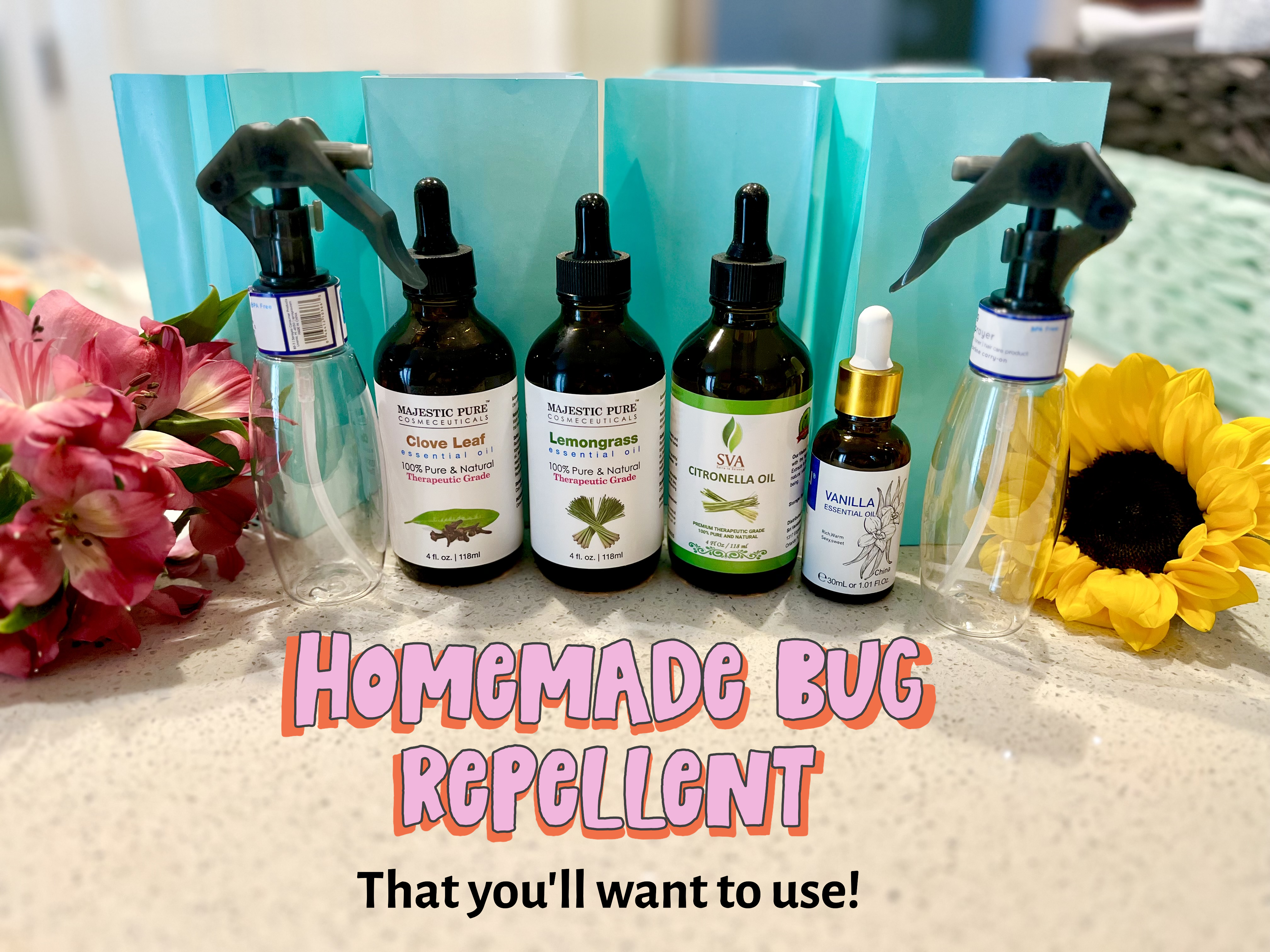 Homemade bug repellent